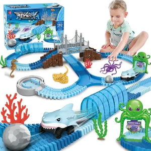 Track Toys Shark Race Car for Kids
