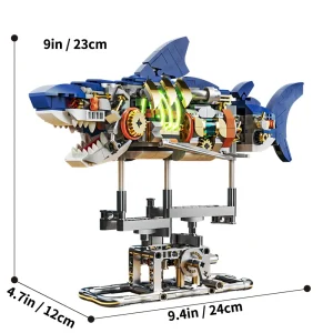 Shark Building Block Kits, STEM Toys